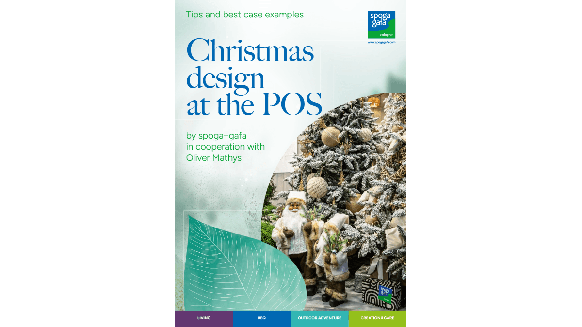 A cheerful cover showcasing a wintry Christmas landscape adorned with twinkling trees and joyful figures, illustrating strategic tips for enhancing holiday design at the point of sale.